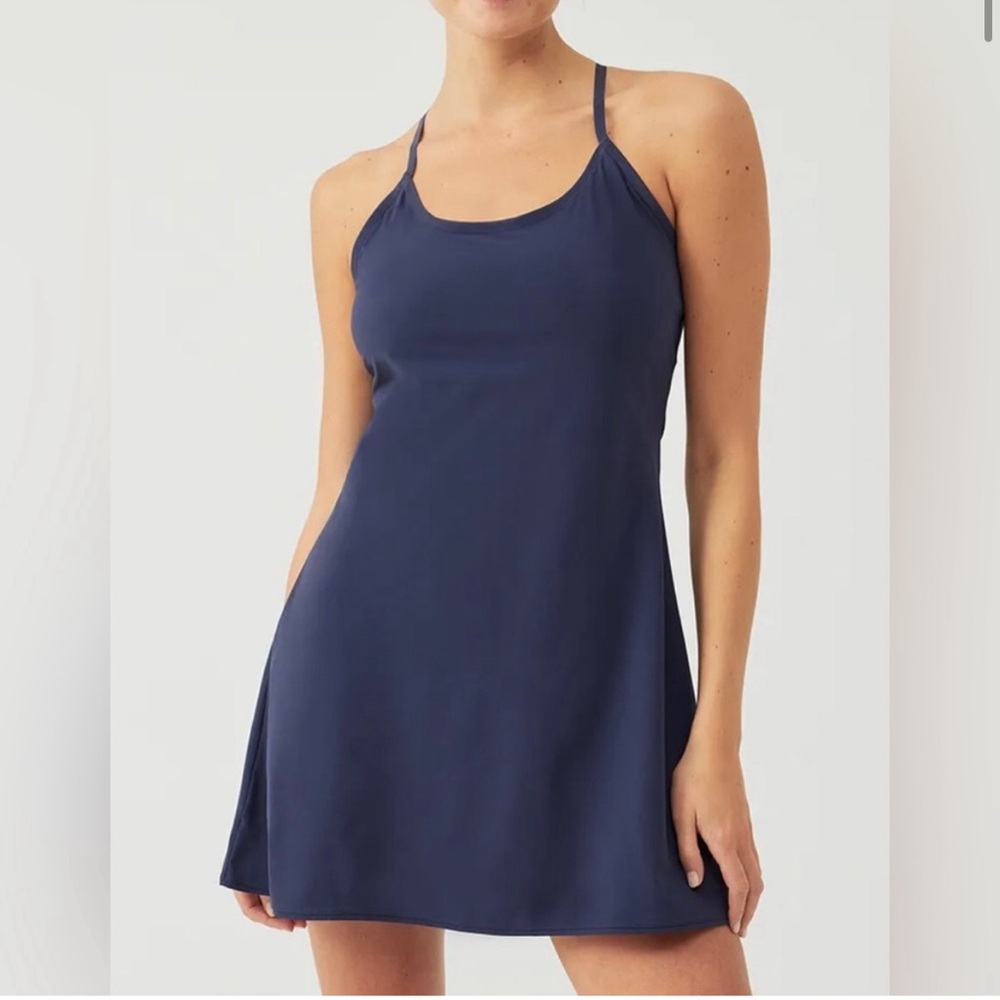 Blue athletic dress